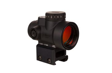 Image of Trijicon MRO HD 1x25mm Red Dot Sights, 68 MOA Reticle w/ 2.0 MOA Dot, Full Co-Witness AC32068 Mount, Angled Glass, Black, 2200052