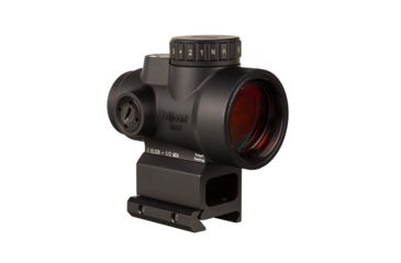 Image of Trijicon MRO HD 1x25mm Red Dot Sights, 68 MOA Reticle w/ 2.0 MOA Dot, Lower 1/3 Co-Witness AC32069 Mount, Angled Glass, Black, 2200053