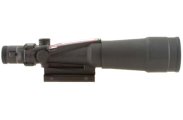 Image of Trijicon TA55A ACOG 5.5x50 Rifle Scope, Red Chevron BAC Flattop .308 Reticle and Flat Top Adapter