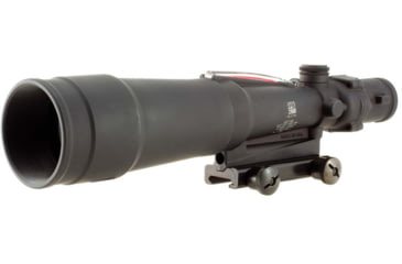 Image of Trijicon TA55A ACOG 5.5x50 Rifle Scope, Red Chevron BAC Flattop .308 Reticle and Flat Top Adapter