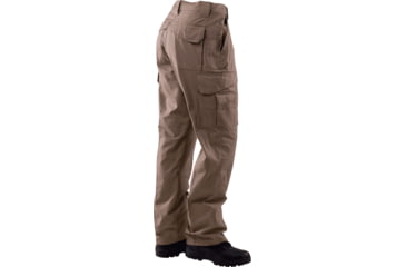 Image of TRU-SPEC 24-7 Series Tactical Teflon Pants - Mens, PolyCotton Ripstop, Coyote, Unhemmed, Waist 28 in, Inseam 37 in, 1063082