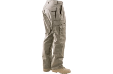 Image of TRU-SPEC 24-7 Series Tactical Teflon Pants - Mens, PolyCotton Ripstop, Khaki, Unhemmed, Waist 28 in, Inseam 37 in, 1060082