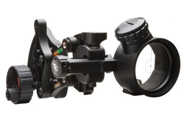 Image of TruGlo Range Rover Pro Bow Sight W/Green Led Dot, Black, TG6401GB