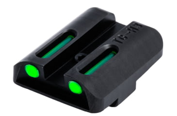 Image of TruGlo Tritium/Fiber Optic Night Sight Set, Green Front/Rear - For Glock 17/19/22 and Similar, TG-TG131GT1