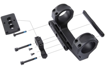 Image of Unity Tactical Low Power Variable Optic Scope Mount, 34mm, 2.05 Centerline, Black, FST-S34205B