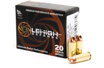 Image of Wilson Combat Lehigh Defense XD 10mm Auto 150 Grain Fluid Transfer Monolithic Brass Cased Pistol Ammo, 20 Rounds, LA10-150-XD