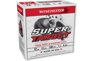 Image of Winchester USA Shotshell 12 Gauge 1 oz 2.75in Centerfire Shotgun Ammo, 25 Rounds, TRGTL128