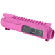 AT3 Tactical Tactical AR-15 Slick Side Billet Upper Receiver, Pink, AT3-UPPER-PNK