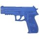 Blueguns SIG Sauer SG 553 Training Guns, Not Weighted, No Light/Laser Attachment, Rifle, Closed Stock, Blue, FSS556CS