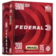 Federal Premium, 9 mm Luger, 115 grain, Full Metal Jacket, Brass, Centerfire Pistol Ammo, 200 Rounds, WM51992