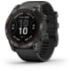 Garmin Fenix 7X Pro Sapphire Solar Edition Carbon Gray DLC Titanium with Black Band Watch, 010-02778-10