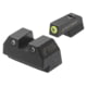 Night Fision Tritium Front Night Sight Set, SAR B6, Yellow Front, Black, SAR-302-003-YGZG