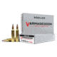 Nosler Varmageddon .22-250 Remington 55 Grain Flat Base Tipped Brass Cased Centerfire Rifle Ammo, 20 Rounds, 65155