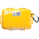 Pelican 1020 Micro Watertight Dry Box, 6.37x4.75x2.12in, Solid Yellow w/Loop, 1020-025-240