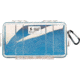 Pelican 1060 Micro Water/Crushproof Dry Box, 9.37x5.56x2.62in - Blue w/ Clear Carabiner