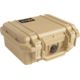 Pelican 1200 Small Protector Waterproof 10.6x10x4.8in Case, Desert Tan, No Foam