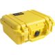 Pelican 1200 Small Protector Waterproof 10.6x10x4.8in Case, Yellow, No Foam