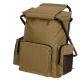 Rothco Backpack and Stool Combo Pack, Coyote Brown, 45680-CoyoteBrown