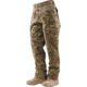 TRU-SPEC 24-7 Series Tactical Teflon Pants - Mens, PolyCotton Ripstop, MultiCam, Unhemmed, Waist 28 in, Inseam 37 in, 1067082