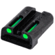 TruGlo Tritium/Fiber Optic Night Sight Set, Green #6 Front, #8 Rear - Sig, TG-TG131ST2