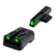 TruGlo Tritium/Fiber Optic Night Sight Set, Green Front/Rear - Kimber, TG-TG131KT