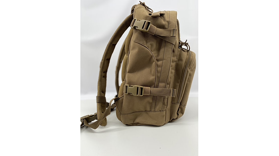 Advance Warrior Solutions Spear 3 Day Backpack, 30 L, 600D PU, Tan, S3DPB-TN