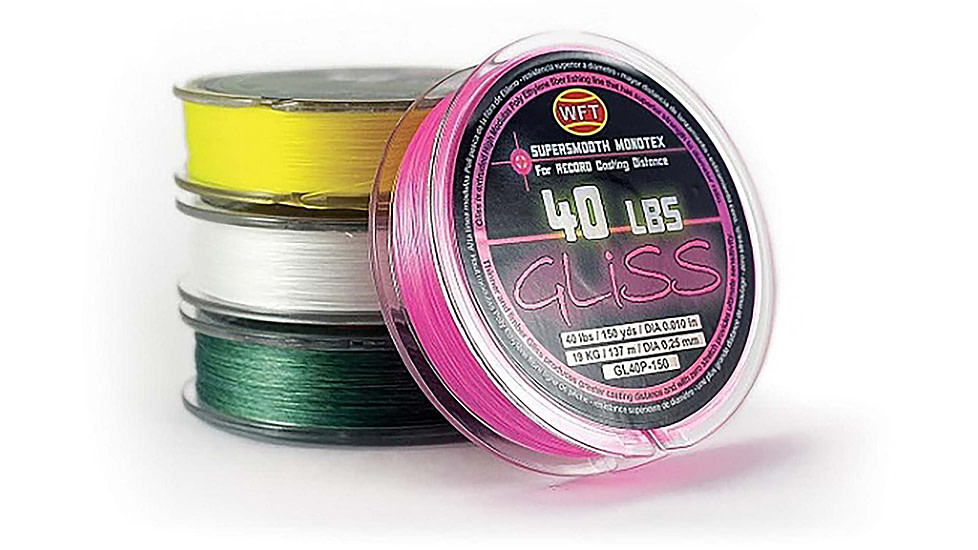 Ardent Gliss Ice Polyethylene Fishing Line, 40lb, 150yd Spool, Green, GL40G-150-ICE