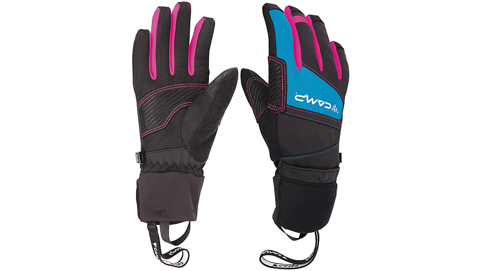 C.A.M.P. G Comp Warm Gloves - Womens, Black/Light Blue/Fuchsia, Extra Small, 3397XS