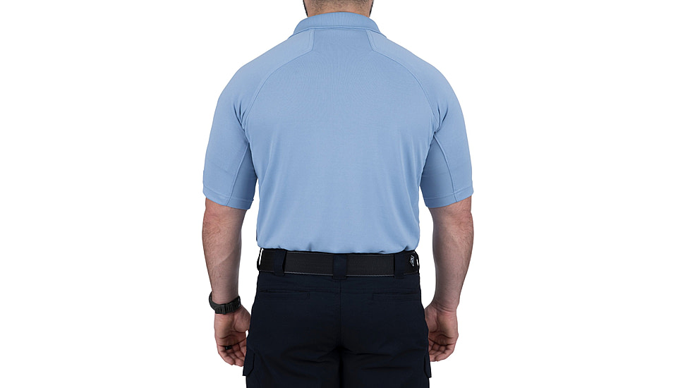 First Tactical Performance Short Sleeve Polo - Men's, Regular, Medium Blue, 3XL, 112509-781-3XL-R