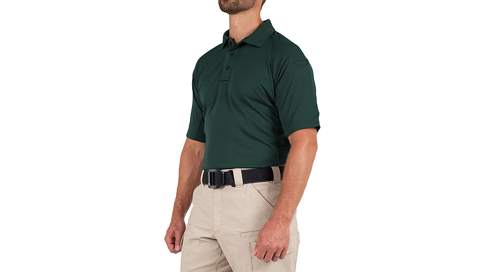 First Tactical Performance Short Sleeve Polo - Mens, Spruce Green, 2XL, 112509-812-XXL