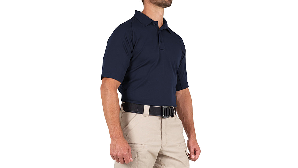 First Tactical Performance Short Sleeve Polo - Mens, Regular, Midnight Navy, 6XL, 112509-729-6XL-R