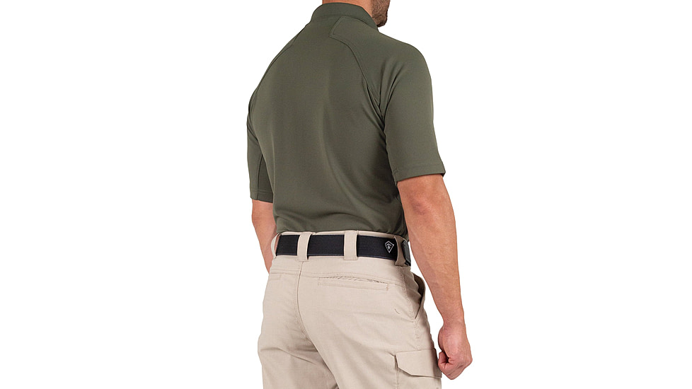 First Tactical Performance Short Sleeve Polo - Mens, Regular, OD Green, 5XL, 112509-830-5XL-R