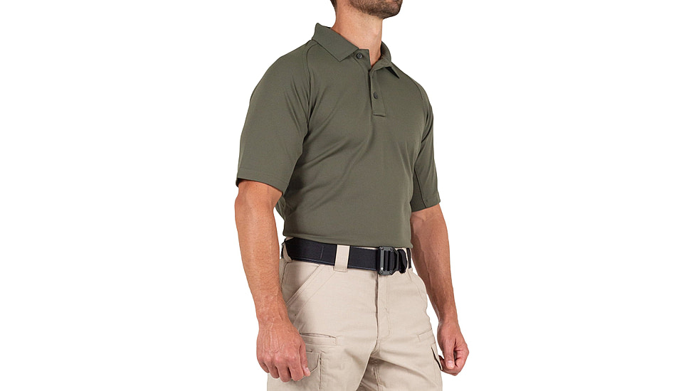 First Tactical Performance Short Sleeve Polo - Mens, Regular, OD Green, 5XL, 112509-830-5XL-R