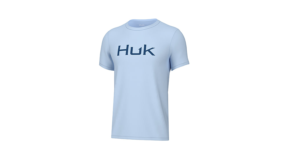 HUK Performance Fishing Huk Logo Tee - Mens, Ice Water, 2XL, H1000390-476-XXL