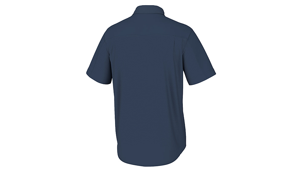 HUK Performance Fishing Tide Point Short Sleeve Shirt - Mens, Sargasso Sea, S, H1500171-409-S