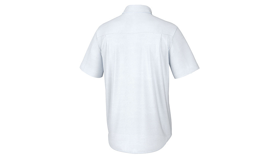 HUK Performance Fishing Tide Point Short Sleeve Shirt - Mens, White, 2XL, H1500171-100-XXL