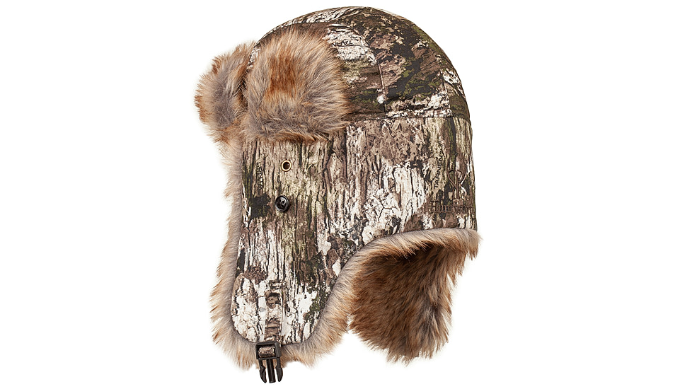 Huntworth Blackfoot Waterproof Thinsulate Insulated Faux Fur Camo Trapper Hat - Mens, Tarnen, Medium, E-5536-TRN-M