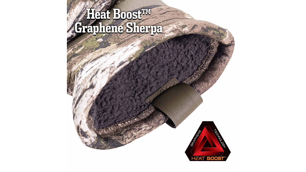 Huntworth Colborne Heat Boost Windproof Hunting Pop-Top Glove - Mens, Tarnen, Extra Large, E-1436-TRN-XL