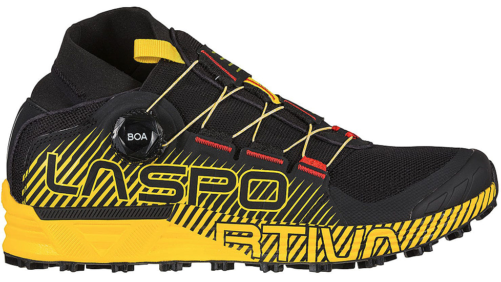 La Sportiva Cyklon Running Shoes - Men's, Black/Yellow, 41, Medium, 46W-999100-41