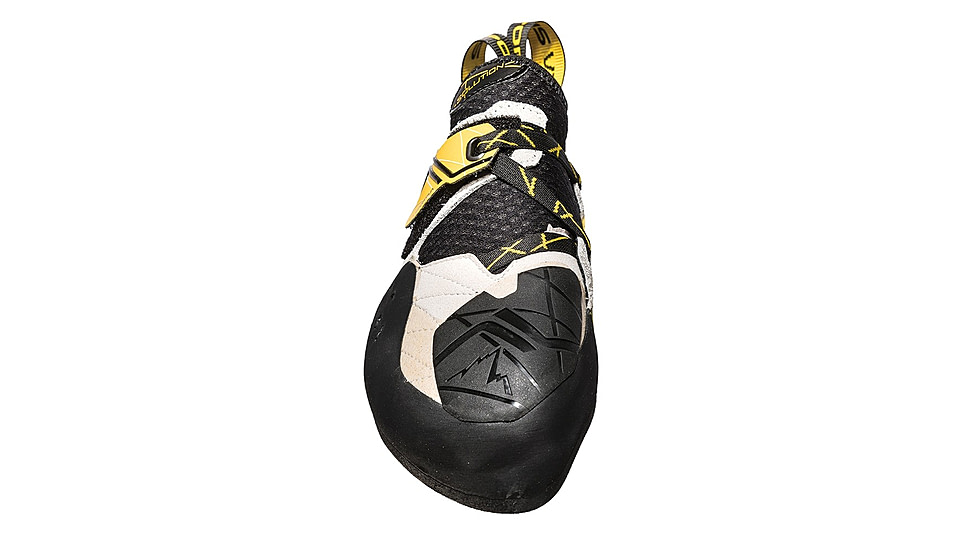 La Sportiva Solution Climbing Shoes - Mens, White/Yellow, 37, ZFCS013-W00Y00-37