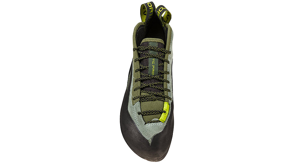 La Sportiva TC Pro Climbing Shoes - Men's, Olive, 40.5, ZFCS026-E19E19-40.5