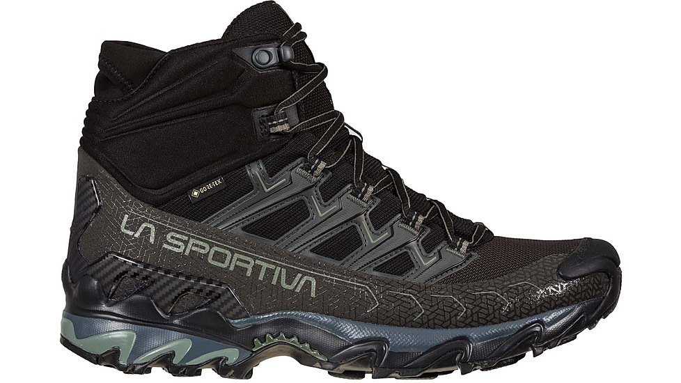 La Sportiva Ultra Raptor II Mid GTX Hiking Shoes - Men's, Black/Clay, 42, Medium, 34B-999909-42