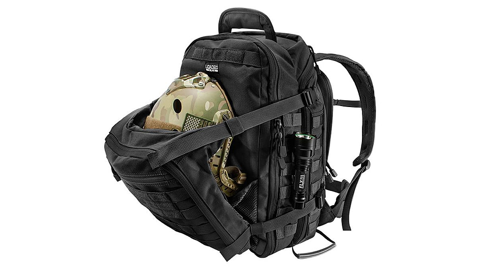 Loaded Gear GX-600 Crossover Long Range Backpack, Sunglass/Goggle Compartment,, Black, 9.84 x 13 x 19.69 in BI12598