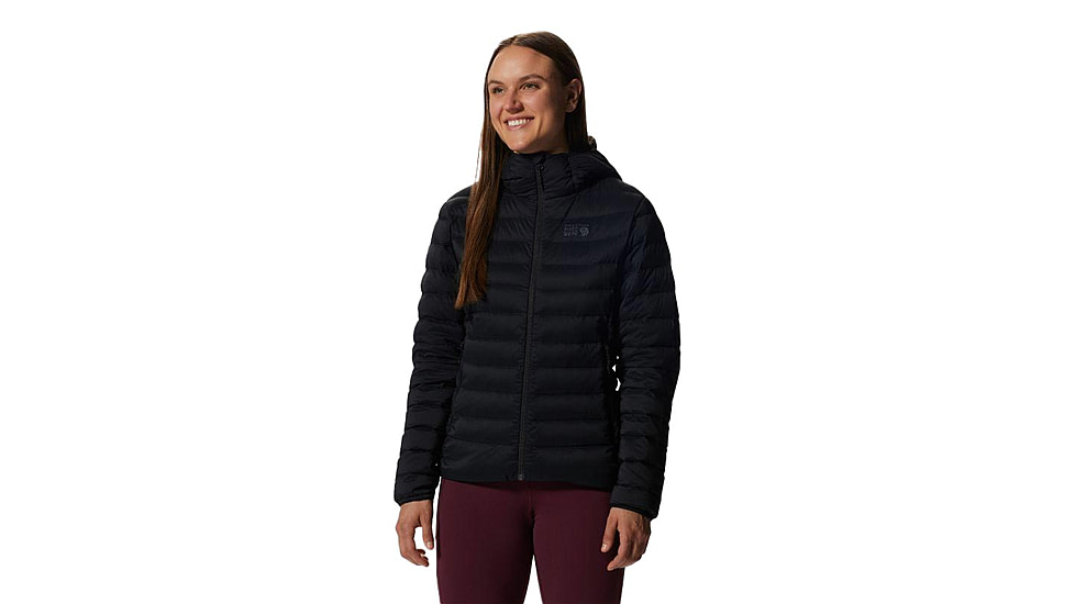 Mountain Hardwear Deloro Down Full Zip Hoody - Womens, Black, Extra Large, 2004161010-XL