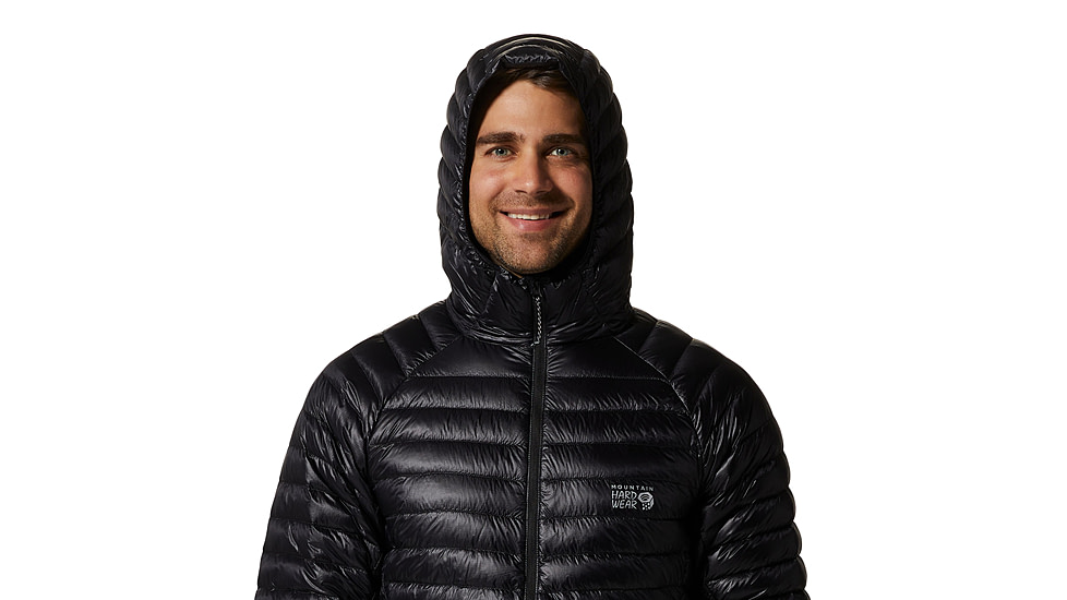 Mountain Hardwear Ghost Whisperer UL Hoody - Mens, Black, Extra Large, 1898881010-Black-XL