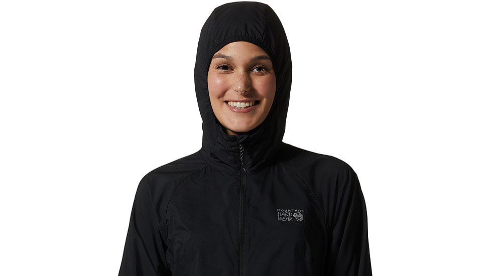 Mountain Hardwear Kor AirShell Hoody - Womens, Black, Medium, 1985071010-M