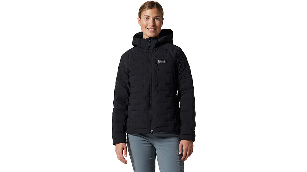 Mountain Hardwear Stretchdown Hoody - Womens, Black, Small, 1943271010-S