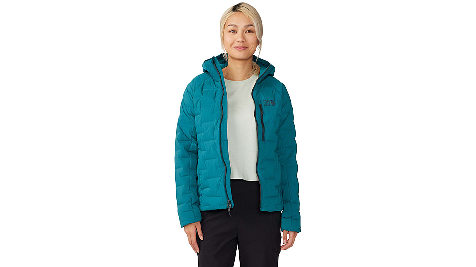 Mountain Hardwear Stretchdown Hoody - Womens, Jack Pine, Medium, 1943271314-Jack Pine-M