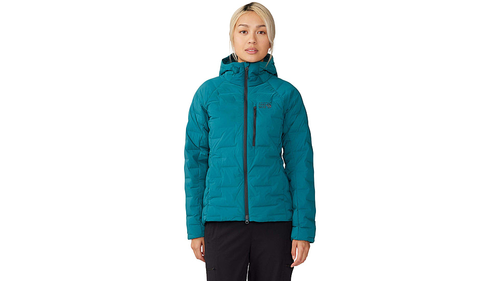 Mountain Hardwear Stretchdown Hoody - Womens, Jack Pine, Medium, 1943271314-Jack Pine-M