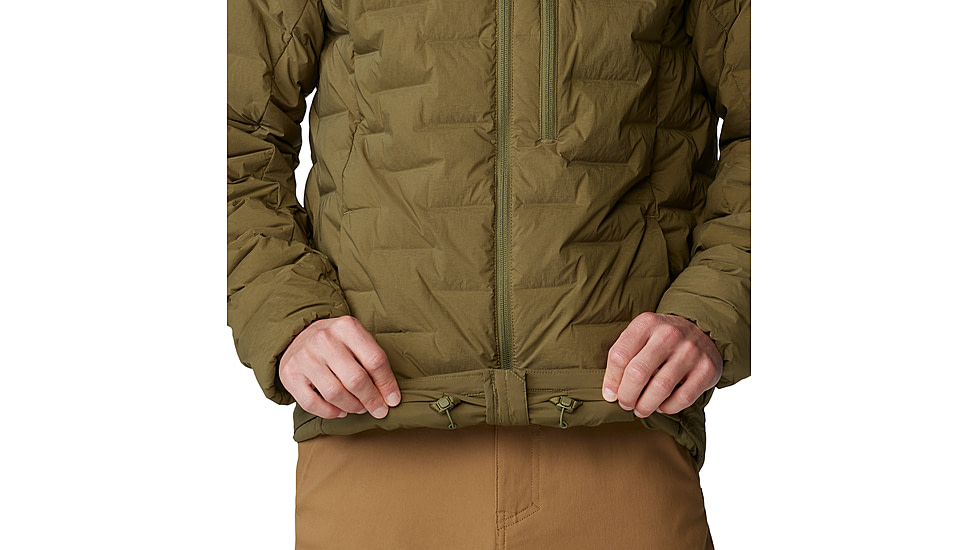 Mountain Hardwear StretchDown Jacket - Mens, Combat Green, Large, 2104501353-L